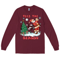 Burgundy the season golf Long Sleeve Tee - MaliasSmallBusiness