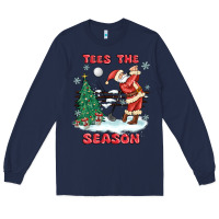 Navy the season golf Long Sleeve Tee - MaliasSmallBusiness