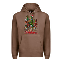 Chestnut merry christmas cactus western Premium Hoodie - BarkalooDesign