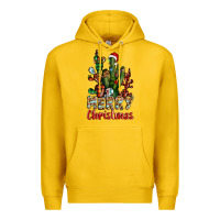 Lemon merry christmas cactus western Premium Hoodie - BarkalooDesign