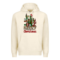Tofu merry christmas cactus western Premium Hoodie - BarkalooDesign