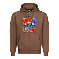 Chestnut party in the usa popsicles billie wilder Zipper Hoodie - texasbilliewilder