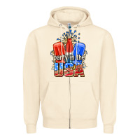 Sandshell party in the usa popsicles billie wilder Zipper Hoodie - texasbilliewilder