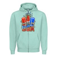 Seafoam party in the usa popsicles billie wilder Zipper Hoodie - texasbilliewilder