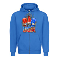 True Royal party in the usa popsicles billie wilder Zipper Hoodie - texasbilliewilder