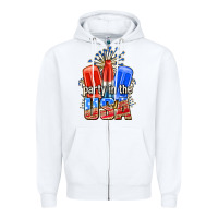White party in the usa popsicles billie wilder Zipper Hoodie - texasbilliewilder