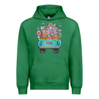 Emerald truck with flowers malia Urban Hoodie - MaliasSmallBusiness