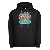 Pigment Black truck with flowers malia Urban Hoodie - MaliasSmallBusiness