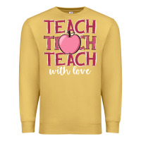 Antique Gold teach with love Premium Sweatshirt - JahusDesignShop