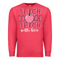 Cardinal teach with love Premium Sweatshirt - JahusDesignShop