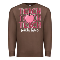Chestnut teach with love Premium Sweatshirt - JahusDesignShop