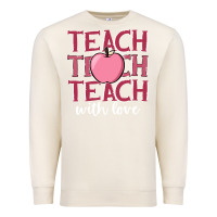 Sandshell teach with love Premium Sweatshirt - JahusDesignShop