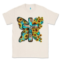 Natural faith sunflower cross Classic Tee - Zillion Design Studio