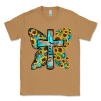 Toasted Coconut faith sunflower cross Classic Tee - Zillion Design Studio