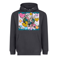 Smoke Easter hearts Cowhide tumbler Easter Day Heavyweight Hoodie - Neo Western