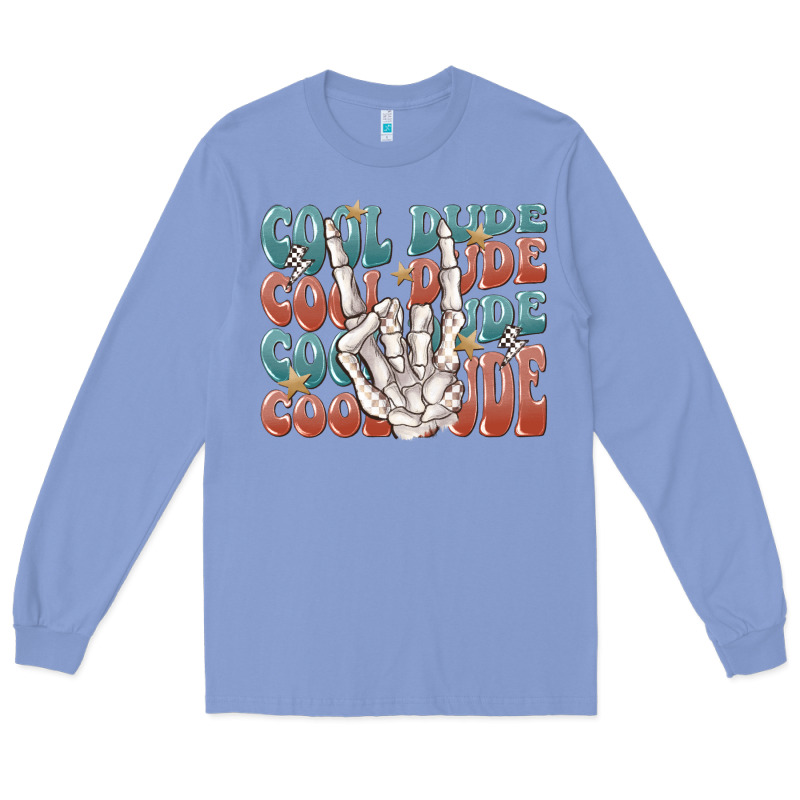 Cool Dude Long Sleeve Tee by MaliasSmallBusiness | Teevron