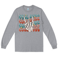 Heather Grey cool dude Long Sleeve Tee - MaliasSmallBusiness