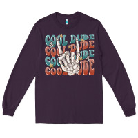 Plum cool dude Long Sleeve Tee - MaliasSmallBusiness