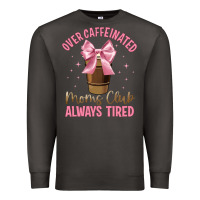 Smoke over caffeinated moms club Premium Sweatshirt - JahusDesignShop