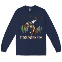 Navy when the going gets tough cowboy up Long Sleeve Tee - MaliasSmallBusiness