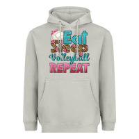 Eat Sleep Volleyball Repeat Heavyweight Hoodie | Teevron