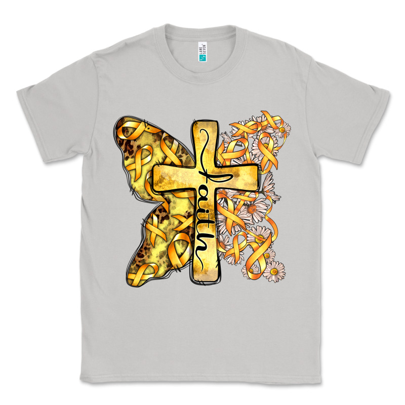 Faith Child Cancer Cross Classic Tee by Zillion Design Studio | Teevron