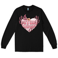 Black future cowgirl Long Sleeve Tee - MaliasSmallBusiness