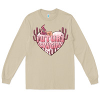 Mushroom future cowgirl Long Sleeve Tee - MaliasSmallBusiness