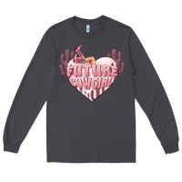 Smoke future cowgirl Long Sleeve Tee - MaliasSmallBusiness