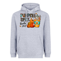 Heather Grey pumpkin spice kinda girl Heavyweight Hoodie - CowhideDigitalArt