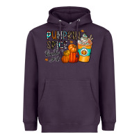 Plum pumpkin spice kinda girl Heavyweight Hoodie - CowhideDigitalArt