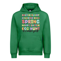 Emerald easter bunny spring Urban Hoodie - MaliasSmallBusiness