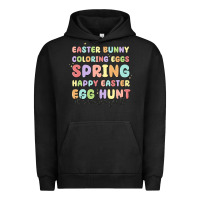 Pigment Black easter bunny spring Urban Hoodie - MaliasSmallBusiness