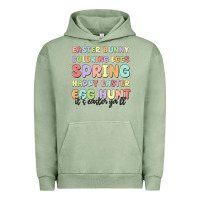 Pigment Oil Green easter bunny spring Urban Hoodie - MaliasSmallBusiness