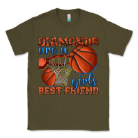 Army Green diamonds are a girls best friend basketball Classic Tee - texasbilliewilder