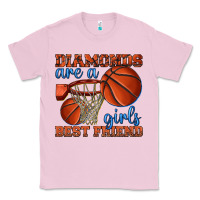 Bubblegum Pink diamonds are a girls best friend basketball Classic Tee - texasbilliewilder