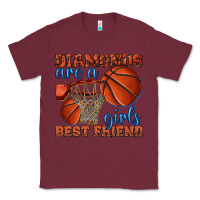 Burgundy diamonds are a girls best friend basketball Classic Tee - texasbilliewilder