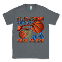 Charcoal Heather diamonds are a girls best friend basketball Classic Tee - texasbilliewilder