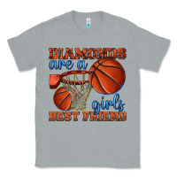 Heather Grey diamonds are a girls best friend basketball Classic Tee - texasbilliewilder
