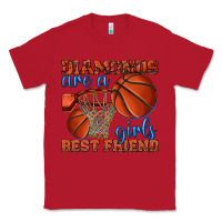 Diamonds Are A Girls Best Friend Basketball Classic Tee | Teevron