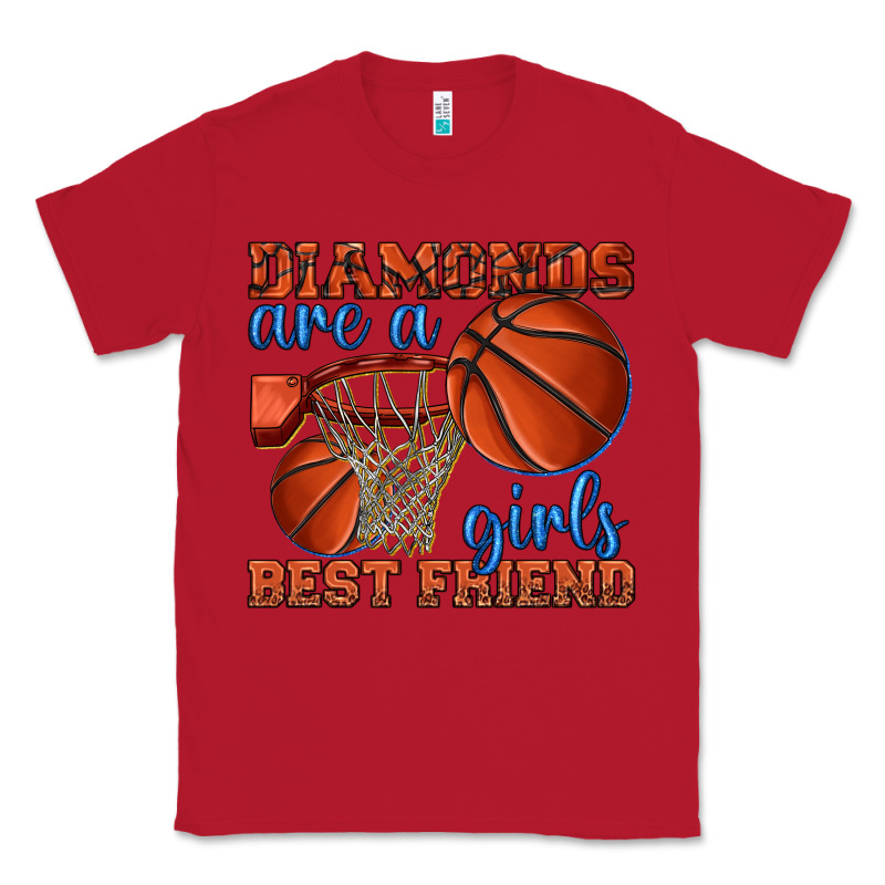 Diamonds Are A Girls Best Friend Basketball Classic Tee by texasbilliewilder | Teevron