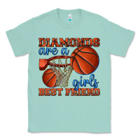 Seafoam diamonds are a girls best friend basketball Classic Tee - texasbilliewilder
