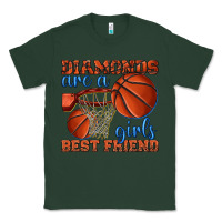 Sports Green diamonds are a girls best friend basketball Classic Tee - texasbilliewilder