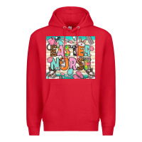 Red easter nurse Premium Hoodie - NancyCooperArtShop
