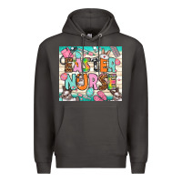 Smoke easter nurse Premium Hoodie - NancyCooperArtShop