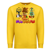 Lemon happy hallothanksmas trees Premium Sweatshirt - AdoDesignShop
