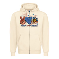 Peace Love America Billie Wilder Zipper Hoodie | Teevron