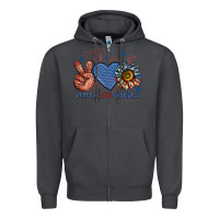 Smoke peace love america billie wilder Zipper Hoodie - texasbilliewilder