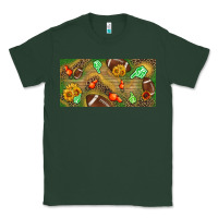 Sports Green western sunflower and american football license  plate Classic Tee - BundleAndBundleShop