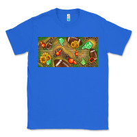 True Royal western sunflower and american football license  plate Classic Tee - BundleAndBundleShop